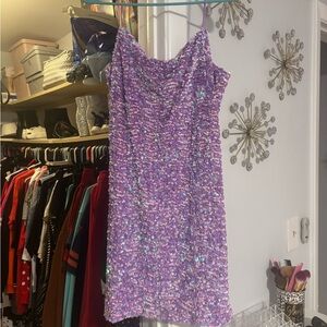 ThirtyThirty Lavender Purple Sequin Dress NWT